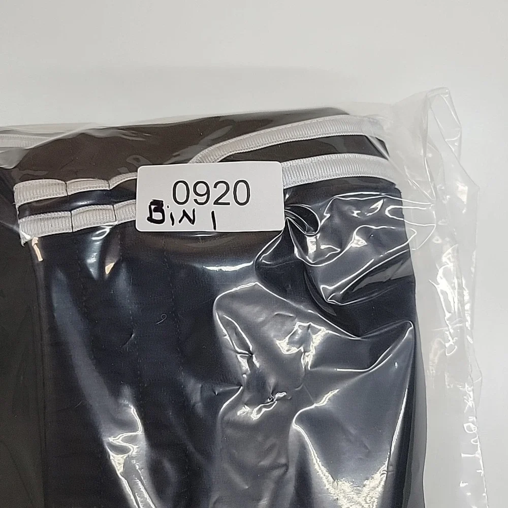 Adidas Sweatpants Black And White Striped Boy's Sz L 14/16 Activewear Athleisure